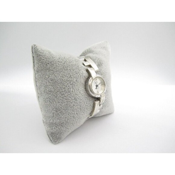 Women Anne Klein 925 Sterling Silver Swiss Quartz  Analog 19mm Round Watch(G592) - Picture 8 of 12